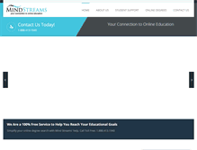 Tablet Screenshot of mind-streams.com
